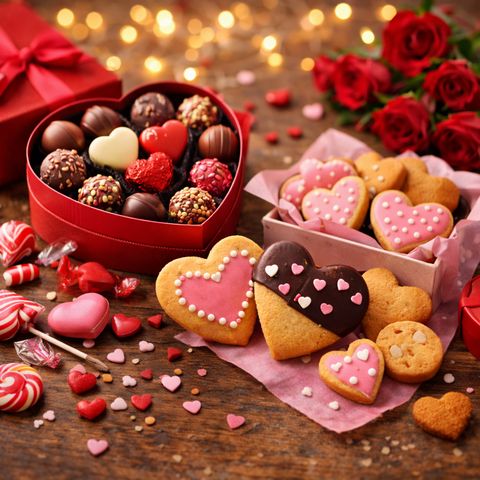 バレンタインデーのお菓子の意味を表した画像