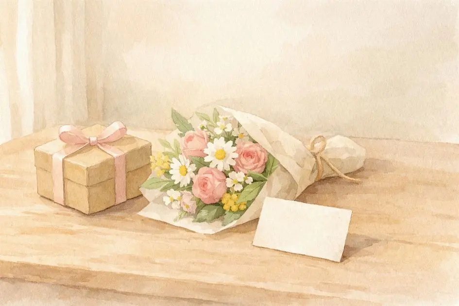 お祝いギフトのイラスト