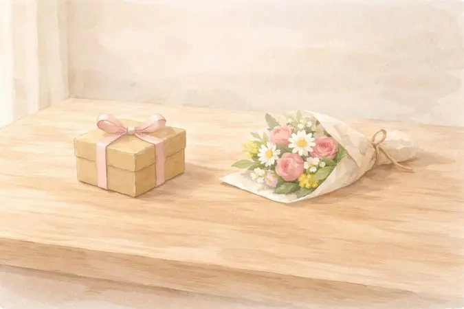 お祝いギフトのイラスト