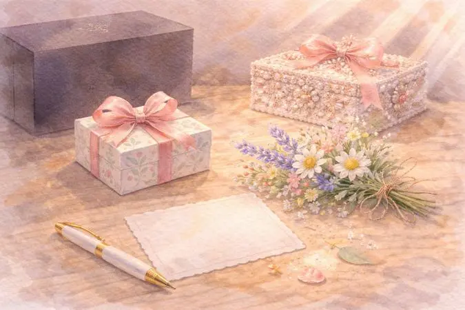 お祝いギフトのイラスト