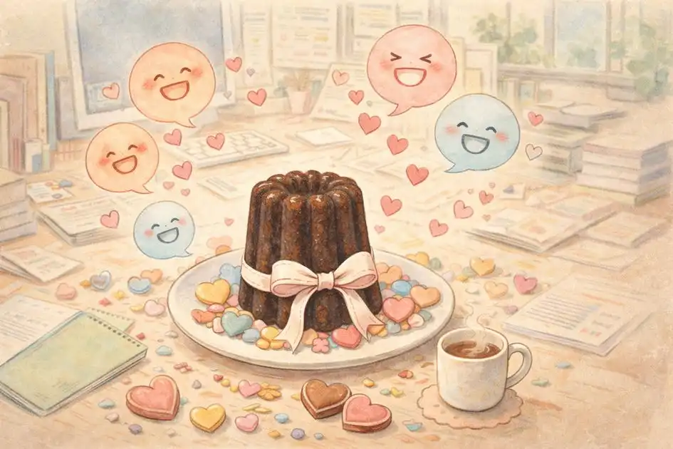 ホワイトデーのプレゼントをイメージしたイラスト