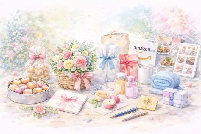 お祝いギフトのイラスト