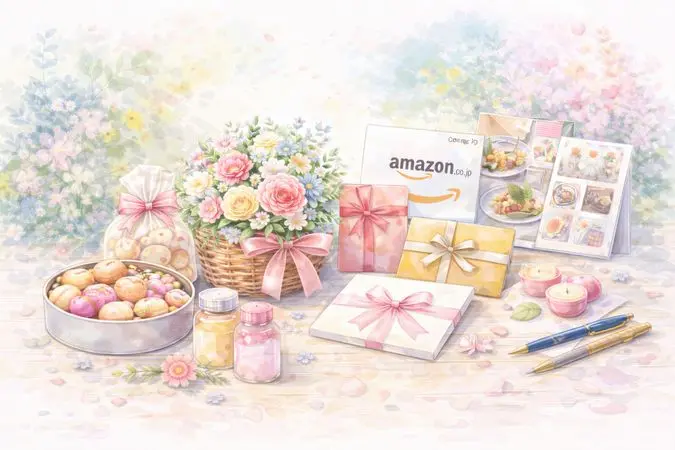 お祝いギフトのイラスト