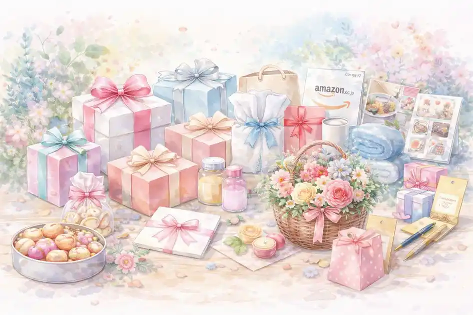 お祝いギフトのイラスト