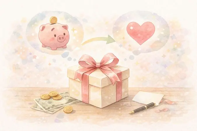 お祝いギフトのイラスト