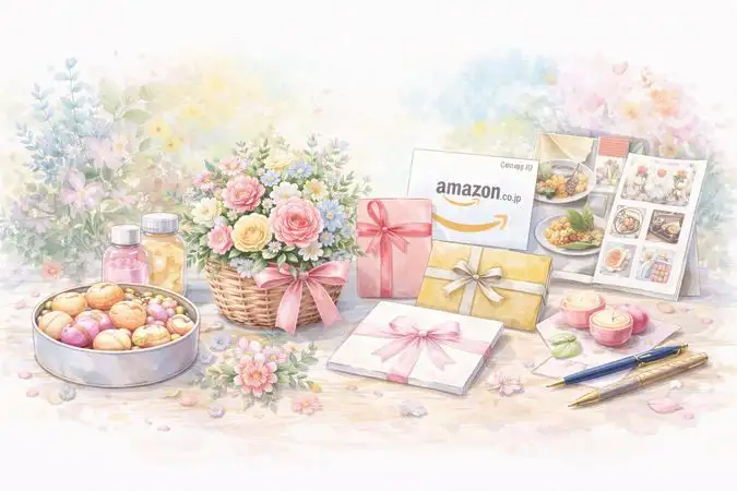 お祝いギフトのイラスト